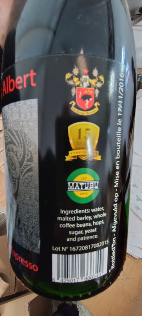 Struise Black Albert Costa Rica Espresso Vintage 2015 (13%)