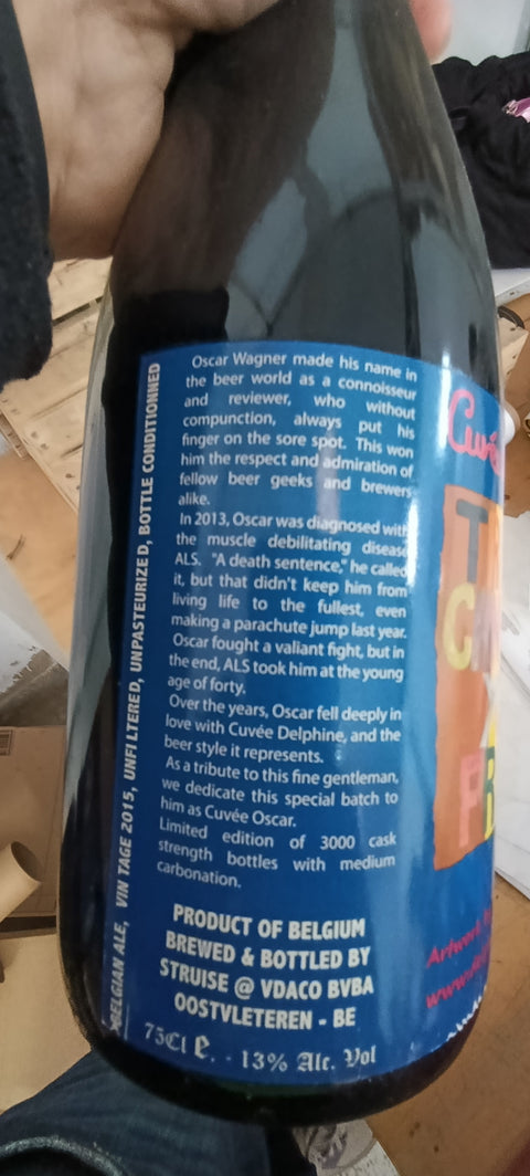 Struise Cuvée Delphine (2015) AKA Cuvée Oscar