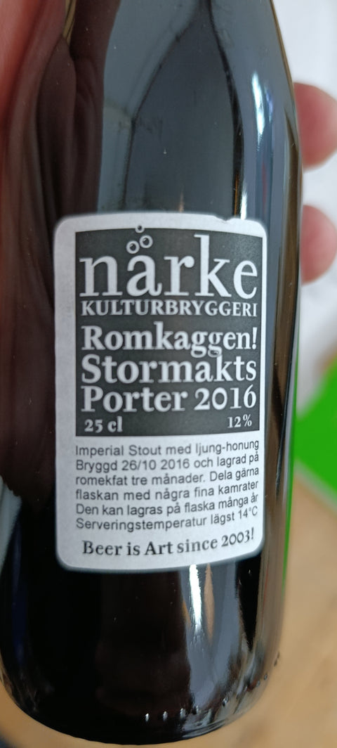Närke Romkaggen! Stormaktsporter 2016 25cl (12%)