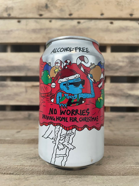 No Worries Driving home for Christmas Alcohol Free IPA 0,5%