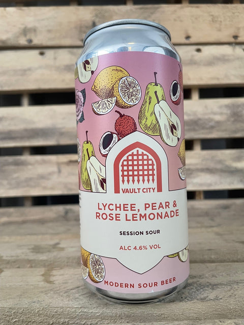 Lychee, Pear & Rose Lemonade. Sour 4,6%