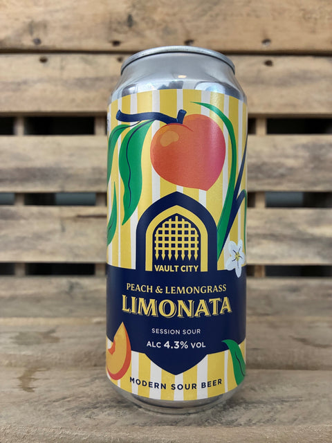 Vault City Peach & Lemongrass Limonata 4,3%