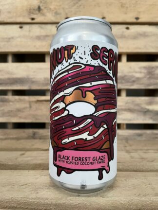 Donut Series Black Forest Glaze with toasted coconut swirl Pastry Stout 7% - Zombier