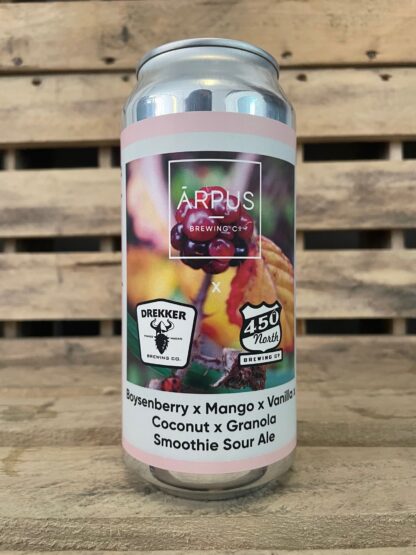 Colab. Drekker // Bousenberry x Mango x Vanilla x Coconut x Granola Smoothie Sour 5%