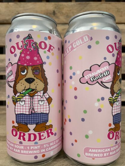Rar - Out of Order - Strawberry Funfetti Cake Sour 5%
